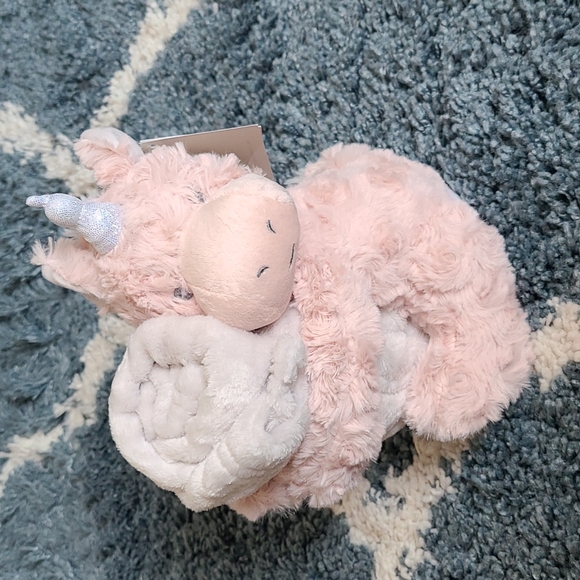 Elegant Baby Other - NWT Unicorn Pink Bath Wrap and Blanket Set